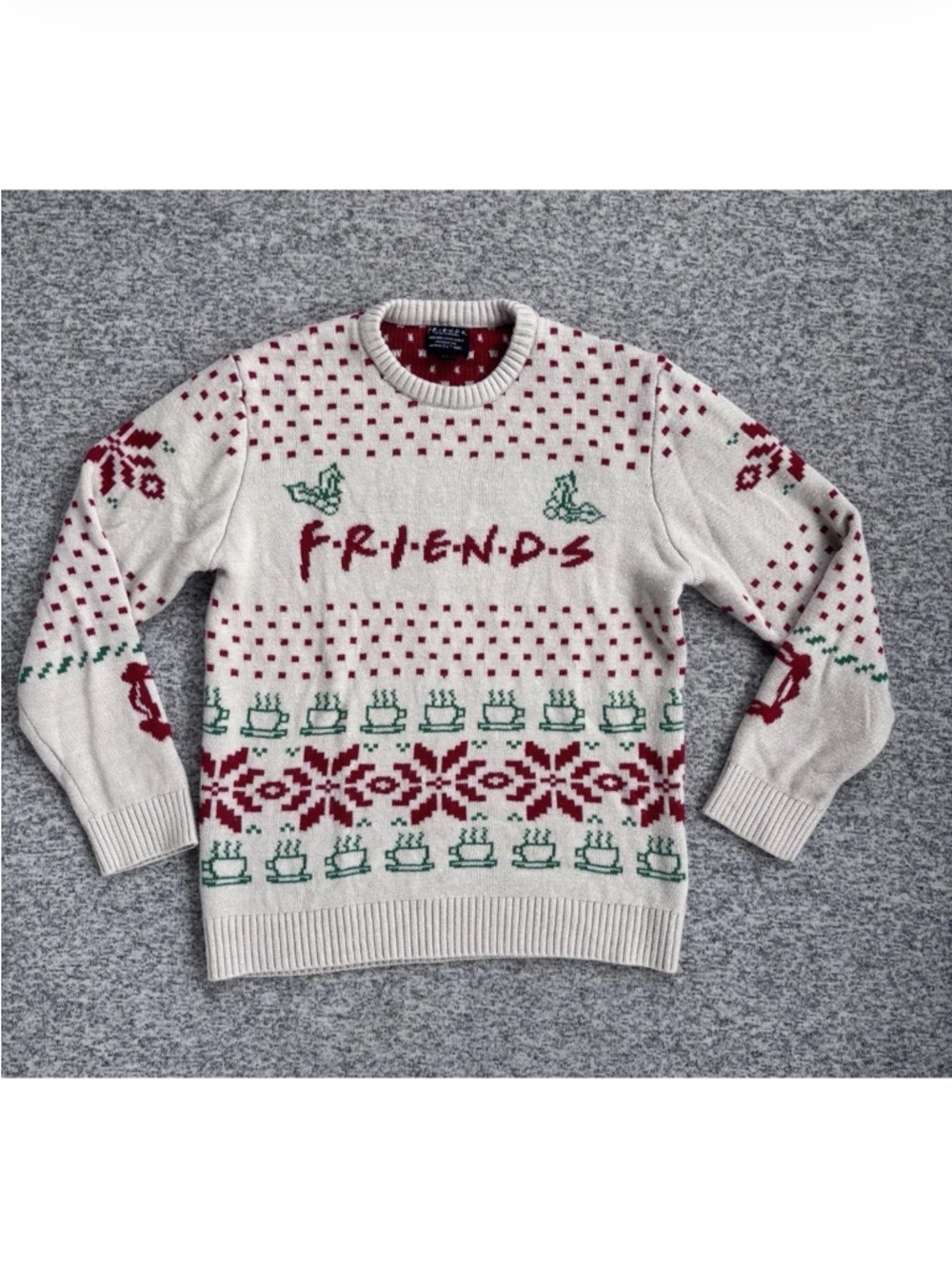 Friends TV Show Central Perk Ugly Christmas Sweater